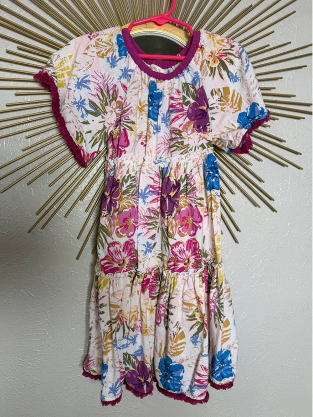 Matilda Jane Floral Tropical Tiered Dress